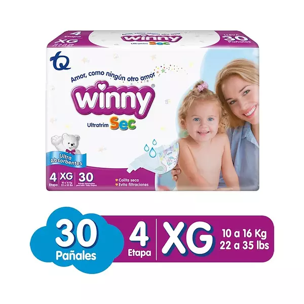 Pañales Wini Etapa 4 X 30