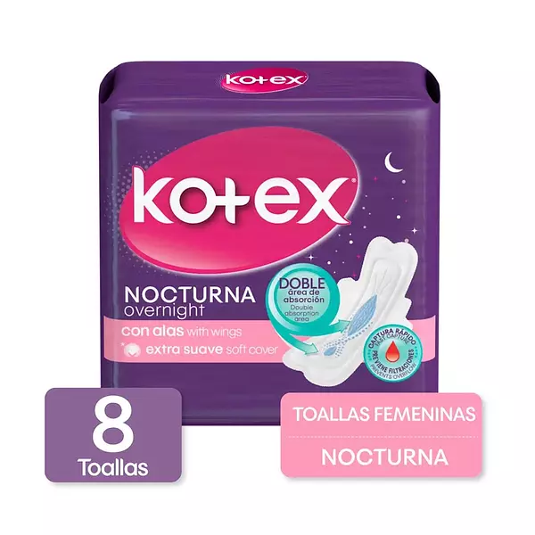 Toalla Higienica Kotex Nocturna x 8