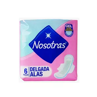 Toalla Higienica Nosotras Proteccion Absorvente Delgada