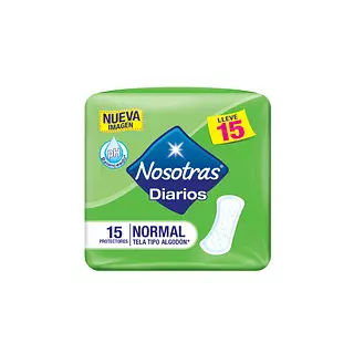 Protectores Diarios Nosotras Normal x15