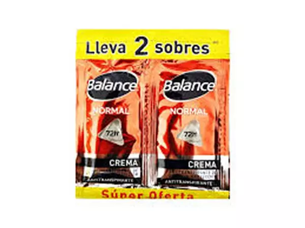 desodorante balance normal super oferta  sobre