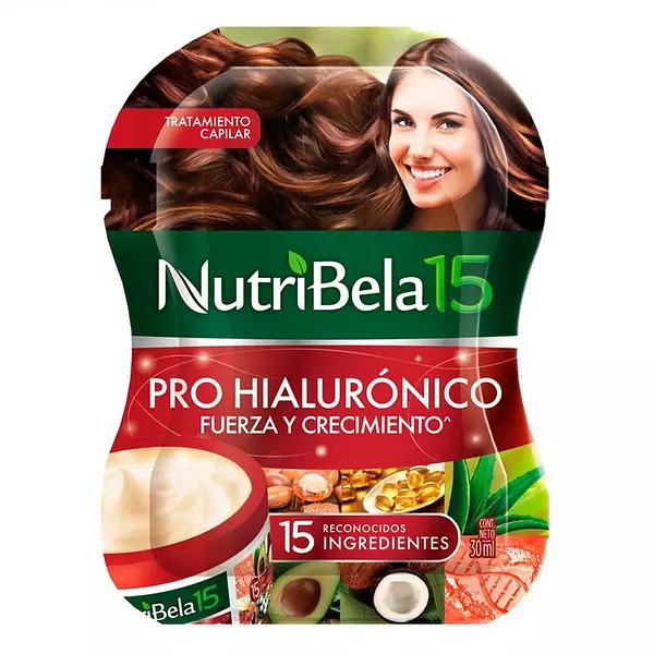 nutribela 15 pro halurónico fuerza y crecimiento sobre