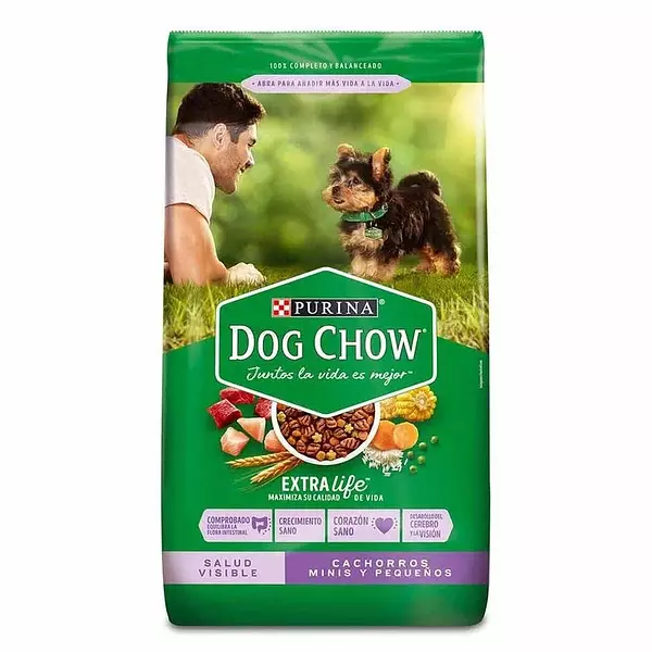 Purina Dog  Chow cachorros, minis y pequeños con carne y pollo