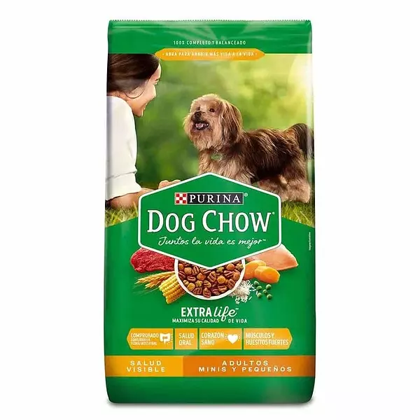 Purina Dog Chow Adultos Minis y Pequeños con carne y pollo 