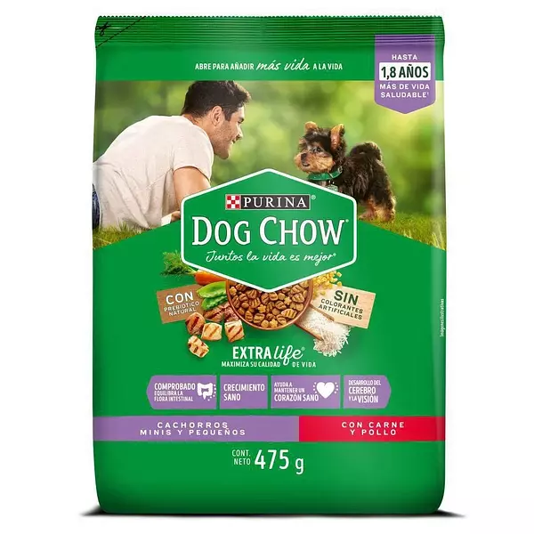 Purina Dog Chow Cachorros Pequeños con carne y pollo 