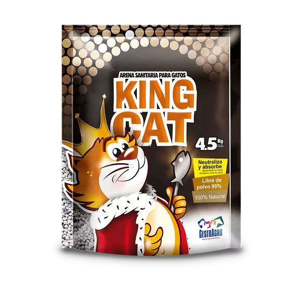 Arena Sanitaria King Cat Negra 