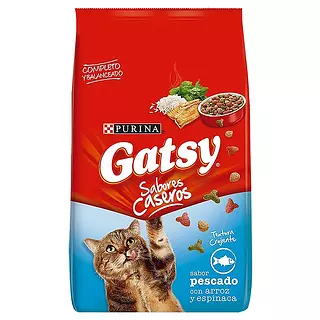 Comida Gato  Gatsy  Pescado y Salmon 