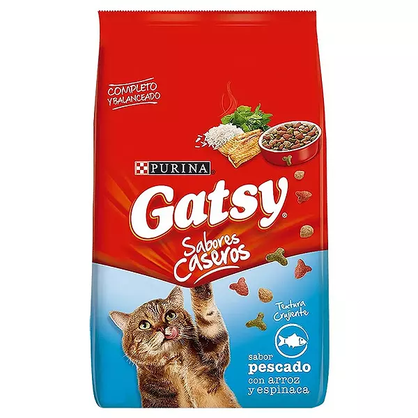 Comida Gato  Gatsy  Pescado y Salmon 