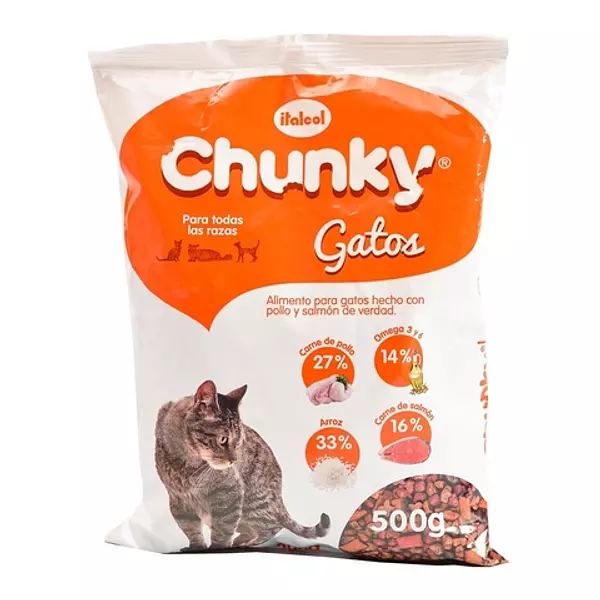 Comida Gato Chunky Pollo y Salmon 