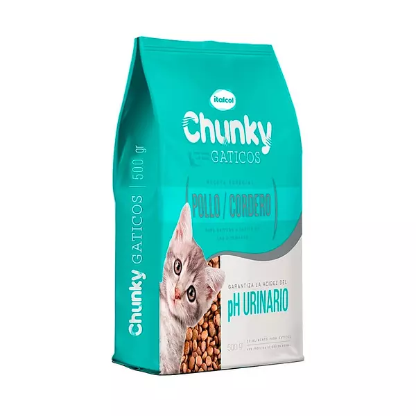 Comida Gato Chunky  Gaticos Pollo y Cordero 