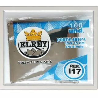 Bolsa Aluminio Porta Arepas 15x15