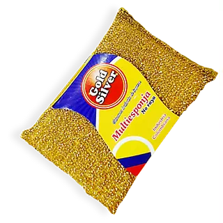Esponjilla Metalizada Gold Silver 