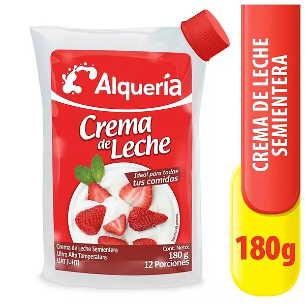 Crema de leche Alqueria Mediana 