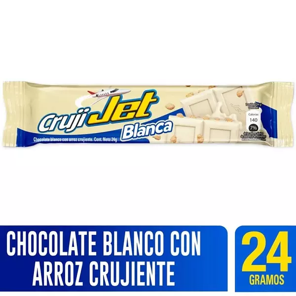 Chocolatina Jet Cruji Blanca 