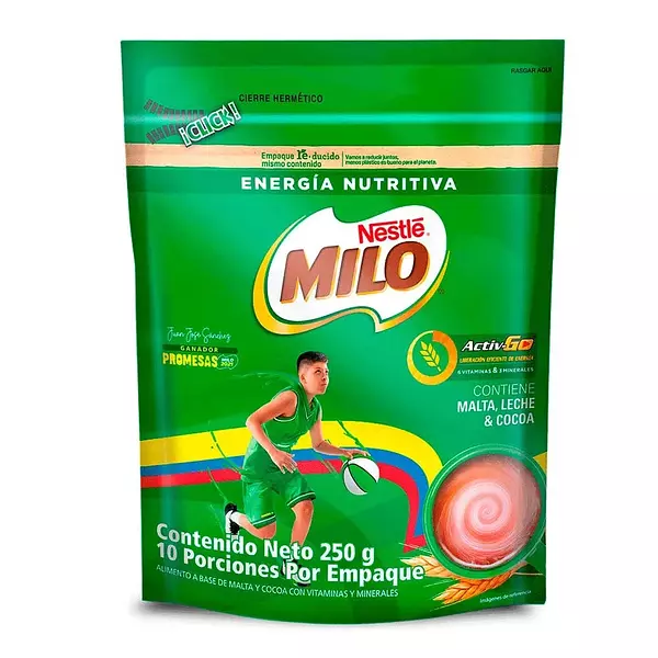 Bebida Achocolatada Milo Energía nutritiva