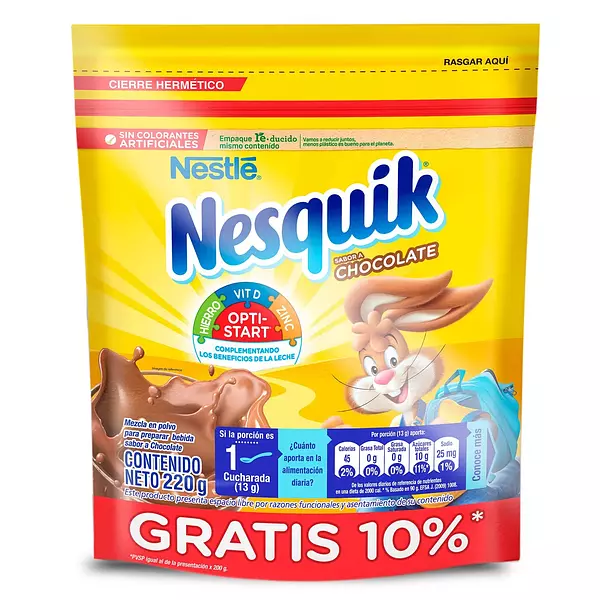 Nesquik Sabor  Chocolate