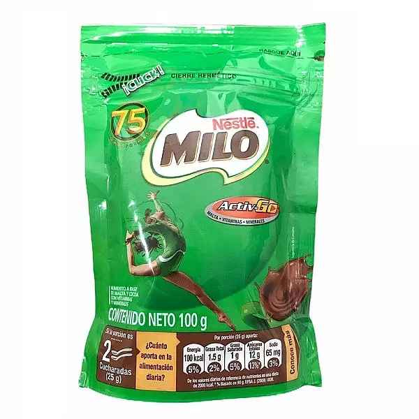 Bebida Achocolatada Milo Energía nutritiva