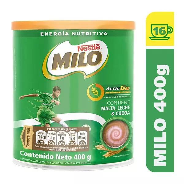 Bebida Achocolatada Milo Energía nutritiva