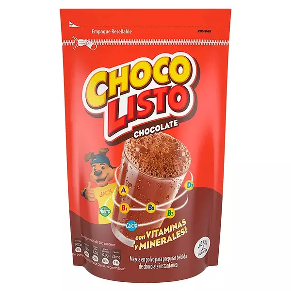 Bebida Achocolatada Choco listo chocolate