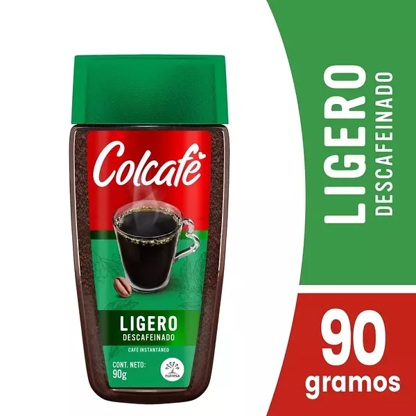 Café instantaneo Descafeinado Colcafé Ligero