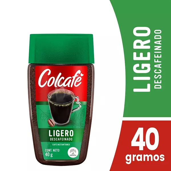 Café instantaneo Descafeinado Colcafé Ligero