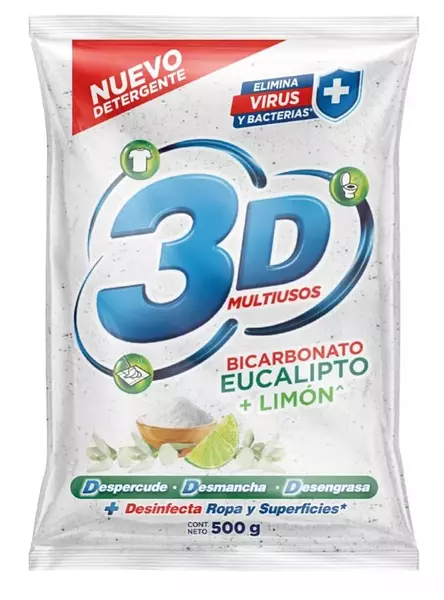 3D Multiusos Bicarbonato Eucalito + Limon 