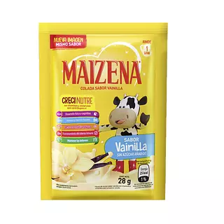 Colada Maizena vainilla sobre