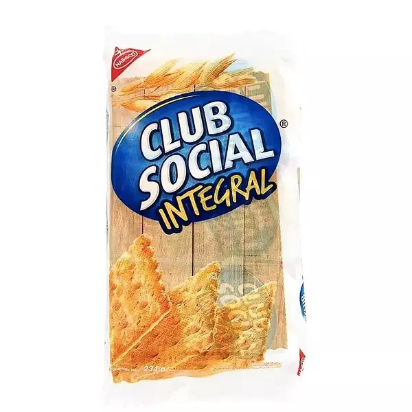 Paquete galleta club social integrar x9