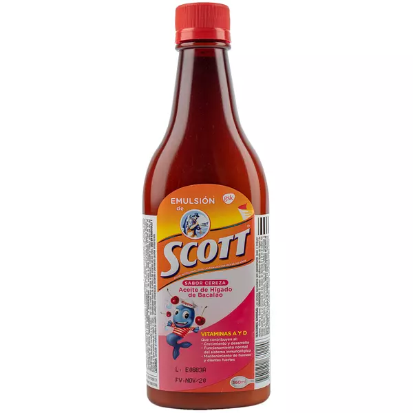 Emulsión De Scott Cereza 360 Ml