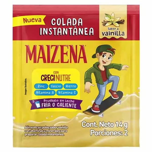 Colada instantantane maizena vainilla