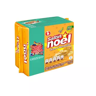 Galletas saltin noel queso y mantequilla taco x1