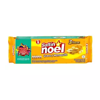 Galletas Saltín noel queso y mantequilla taco x3