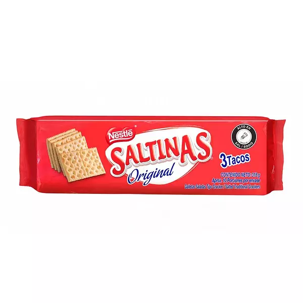 Galletas Saltinas nestle original taco x3