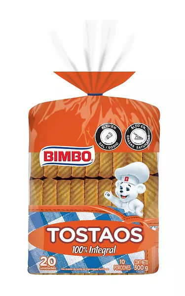 Tostadas  bimbo integrales