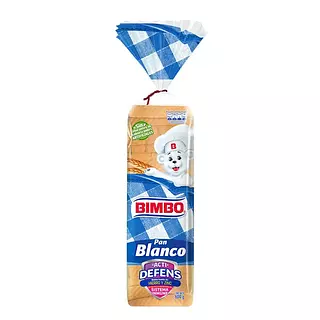 Pan blanco tajado bimbo