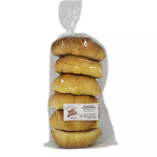 paquete de pan rollito en leche