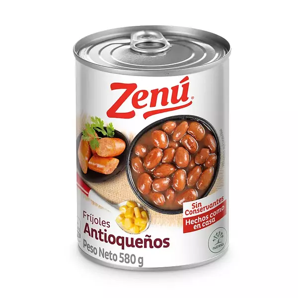 Frijoles antioqueños zenu lata