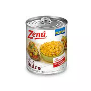 maiz dulce zenu lata 