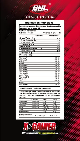 X + Gainer - 2 Lb