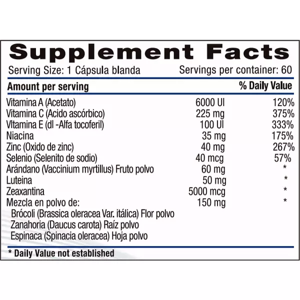 Vi-Formula With Lutein 60 Sofgels Systems