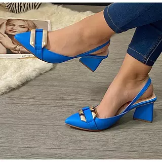 Stilettos Azul Rey