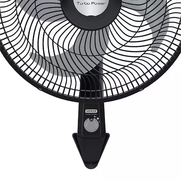 Ventilador Samurai Turbo Power Pared Negro