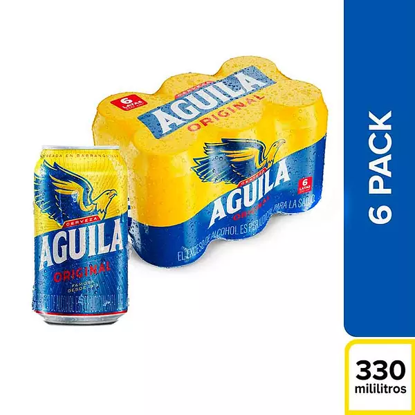 Cerveza Aguila Original Sixpack