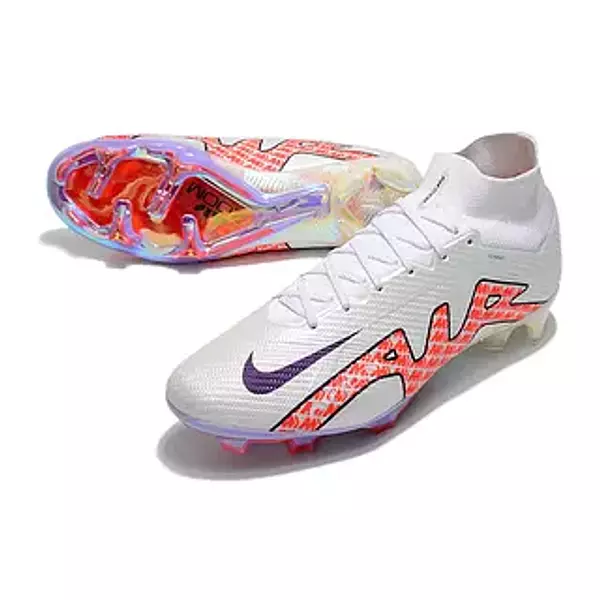 Nike Kids Air Zoom Blanco Lila Con Bota