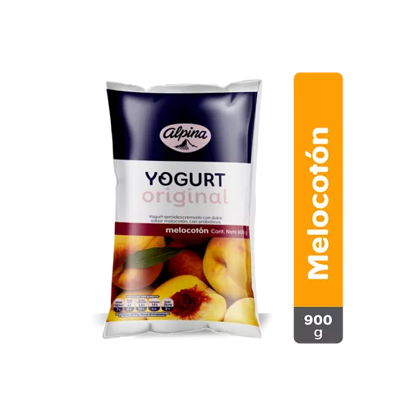 Yogurt Original Melocoton Alpina