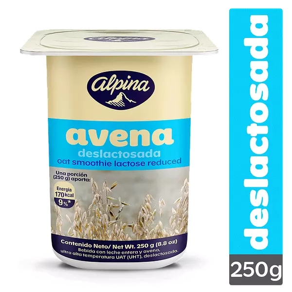 Avenas Deslactosada Alpina Vaso