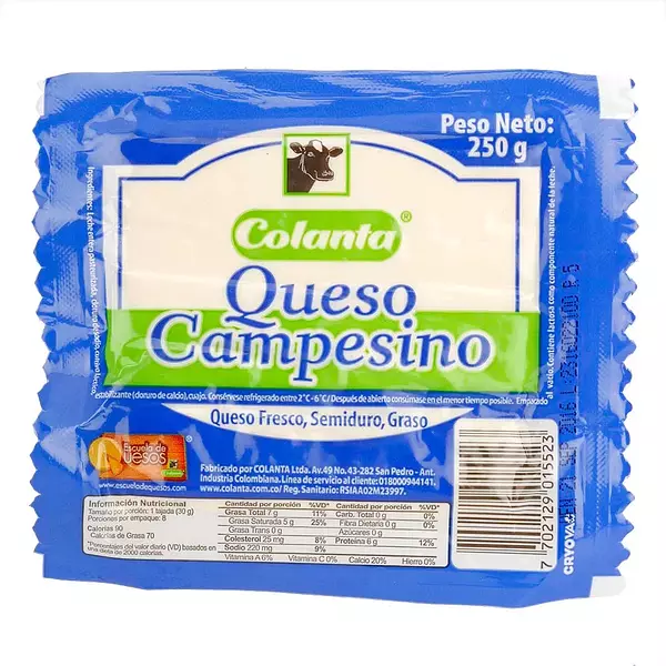 Queso Campesino Colante