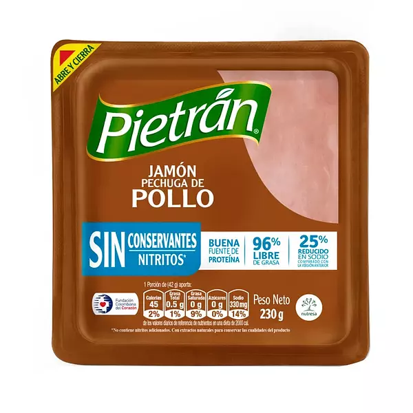 Jamon Pietran Pollo 11 Tajadas