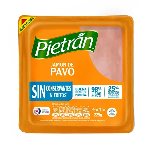 Jamon Pietran Pavo 11 Tajadas