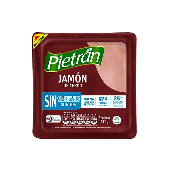 Jamon Pietran Cerdo 21 Tajadas